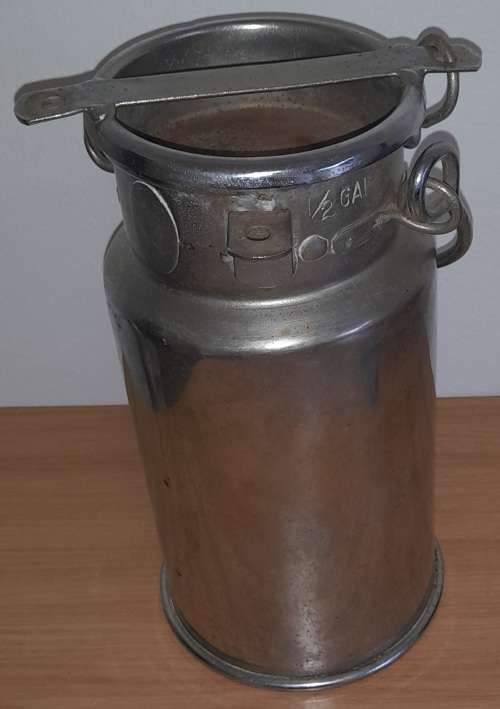 Vintage TS 1/2 Gallon Milk Can - 25cm