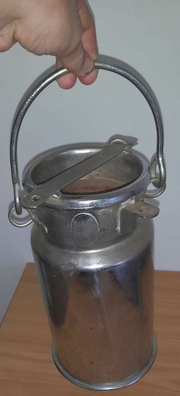Vintage TS 1/2 Gallon Milk Can - 25cm