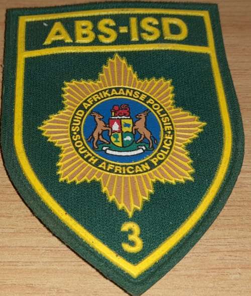 SAPD/SAPS Shoulder Flash + 2 Badges + SAP Brassard.