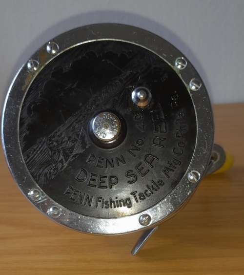 Vintage Penn , No 49 Deep Sea Fishing Reel .