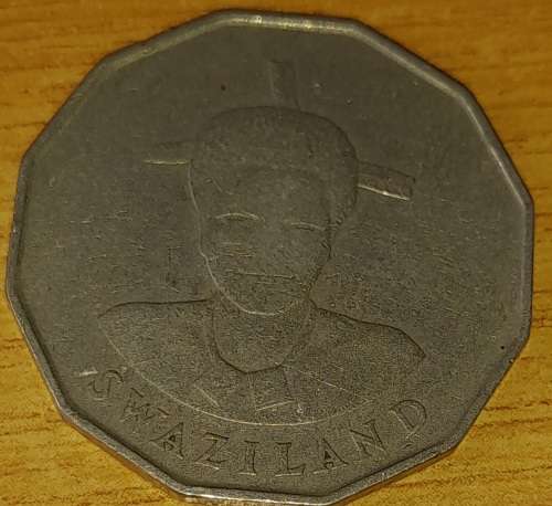 50 Cents Mswati lll 1st Portrait Swaziland - 1986