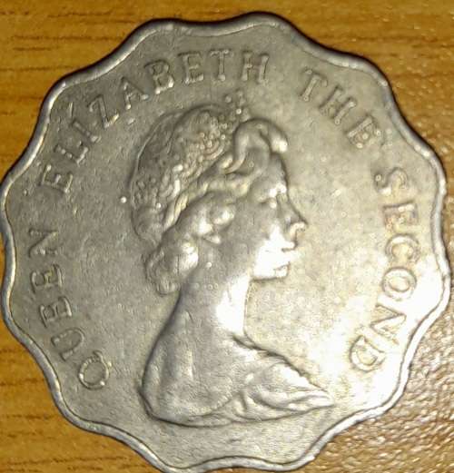 2 Dollar Elizabeth ll 2nd Portrait Hong Kong, China - 1980