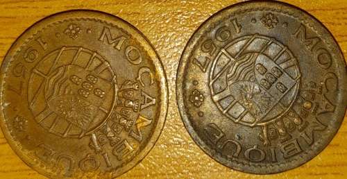 2 x 50 Centavos Mozambique - 1957 / 1975