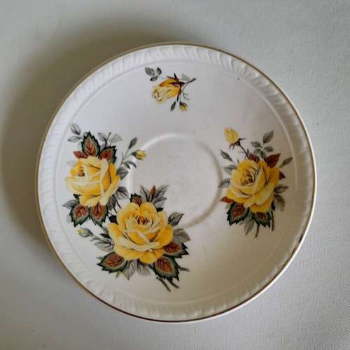 Braxton Yellow Roses 1950s/1960s 6 Piece