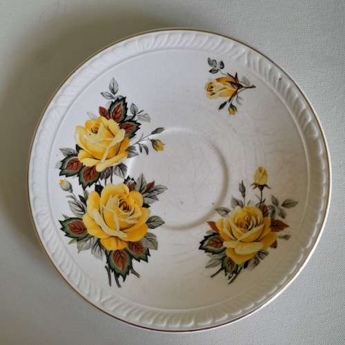 Braxton Yellow Roses 1950s/1960s 6 Piece