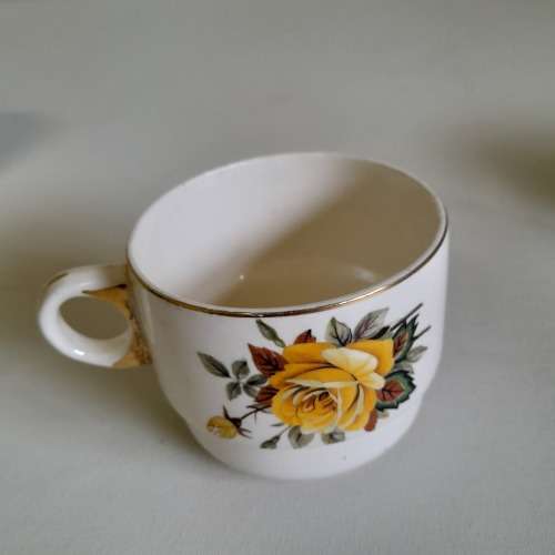Braxton Yellow Roses 1950s/1960s 6 Piece