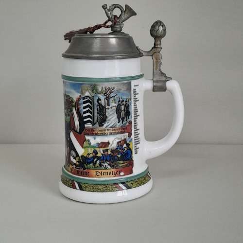 Rein-Zinn Musical BMF Stein White Milk Glass