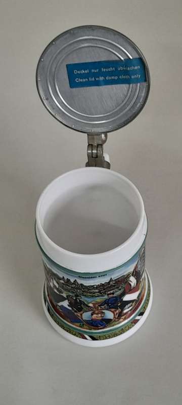 Rein-Zinn Musical BMF Stein White Milk Glass