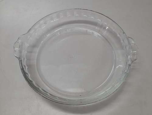 Vintage JAJ Clear Round Baking Dish