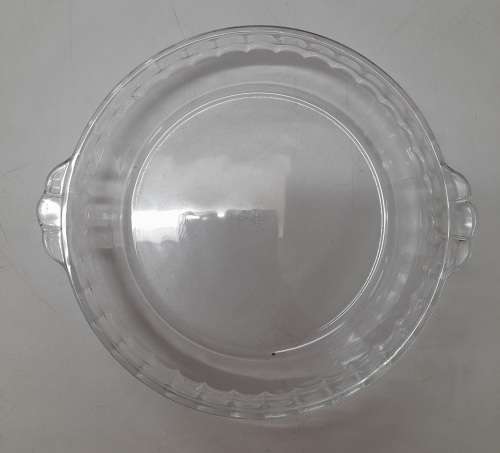 Vintage JAJ Clear Round Baking Dish