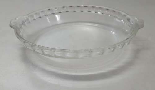 Vintage JAJ Clear Round Baking Dish