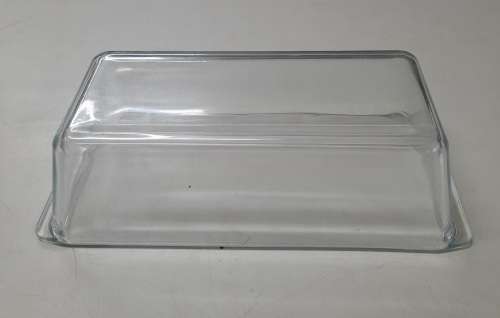 Pyrex 217-10 Clear Glass Loaf Bread Pan With Lid