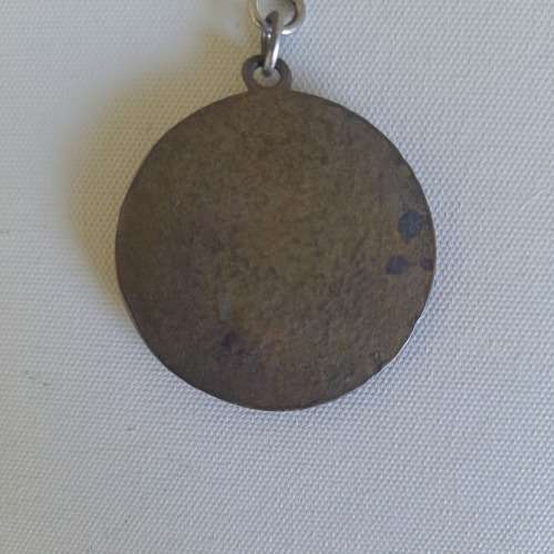 Vintage Brass St Christopher Medal
