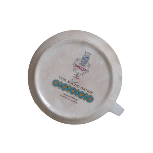 Vintage Potesa Ironstone Gravy Jug Apolo Theme