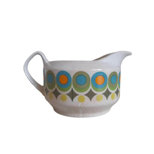 Vintage Potesa Ironstone Gravy Jug Apolo Theme