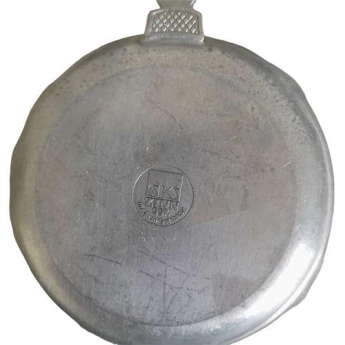 SKS Zinn Pewter Seasons Plate 9` Made In Germany