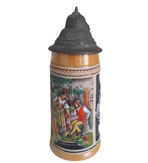 German Beer Stein Und Der Beutel Schlaff Und Leer Thewalt