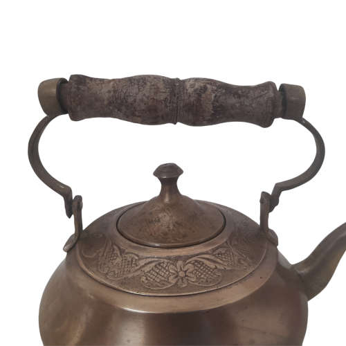 Vintage Brass Teapot (QC0520)