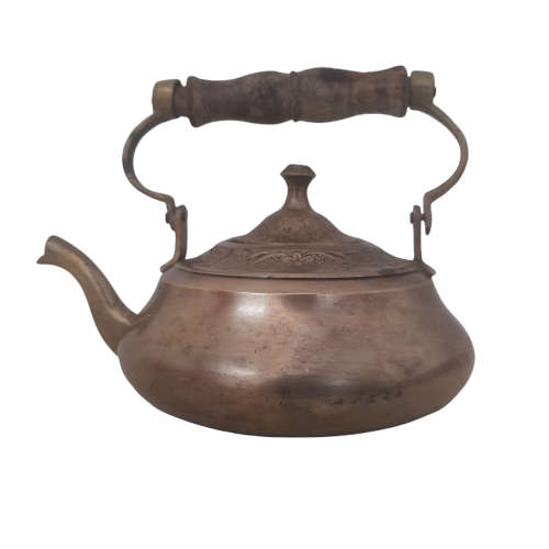 Vintage Brass Teapot (QC0520)