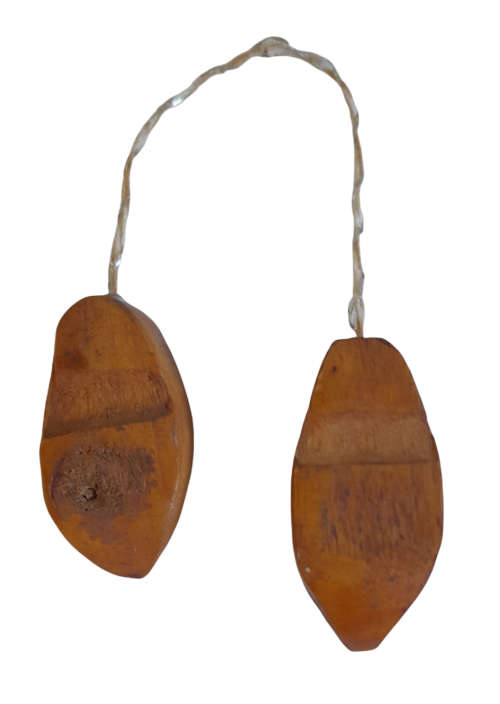 Vintage Miniature Wooden Clogs