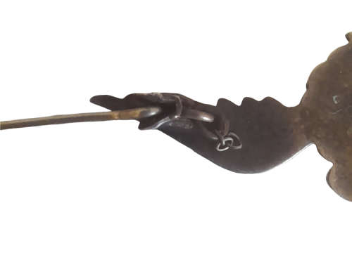 SAAF WW2 Silver Pilots Wing Sweetheart Brooch (QC0539)