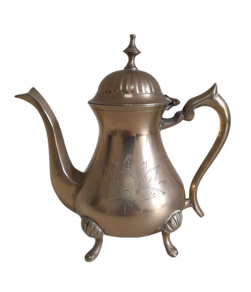Vintage Brass Kettle Set