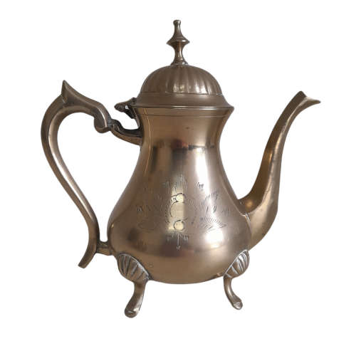 Vintage Brass Kettle Set