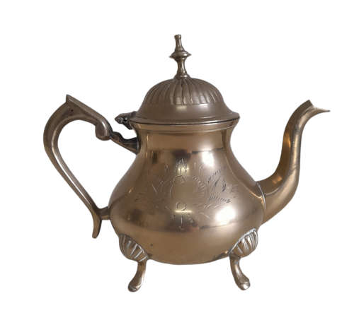 Vintage Brass Kettle Set