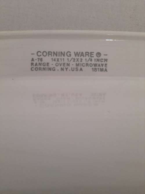 Corning Ware `Spice O Life` Open Roaster 14x11.5 /30cmx35cm A-76-8
