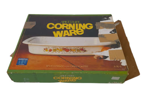 Corning Ware `Spice O Life` Open Roaster 14x11.5 /30cmx35cm A-76-8