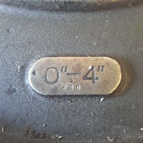 Vintage Moore and Wright No941 0-4`Micrometer