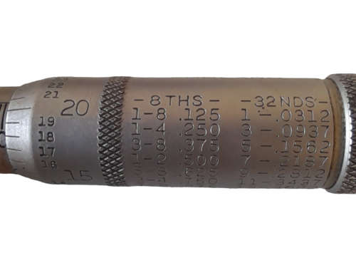 Vintage Moore and Wright No941 0-4`Micrometer