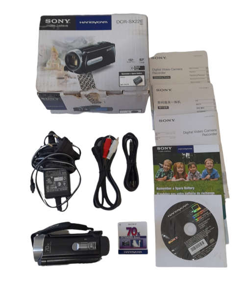 Sony Handycam DCR-SX22E Video Camera (QC1043)