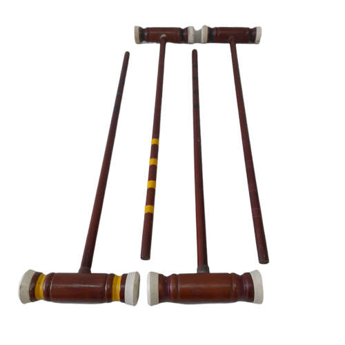 Dark Wood Croquet 4 Set (QC1044)