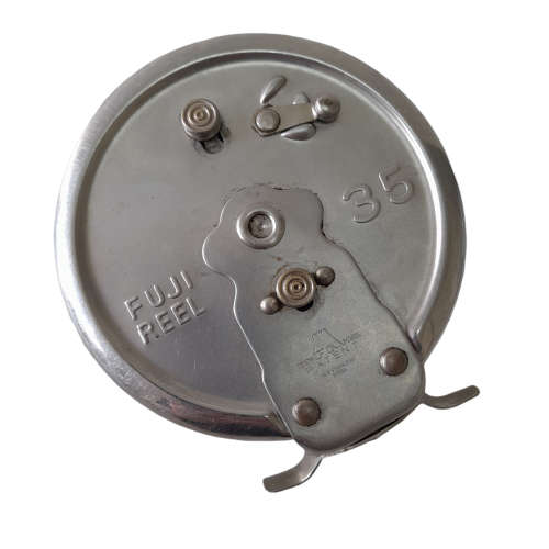 VINTAGE FUJI 35  STAINLESS STEEL FISHING REEL (QC1103)