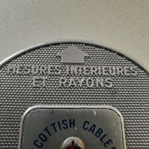 Vintage Mabo `Scottish Cables` Tape Measure, Made in France