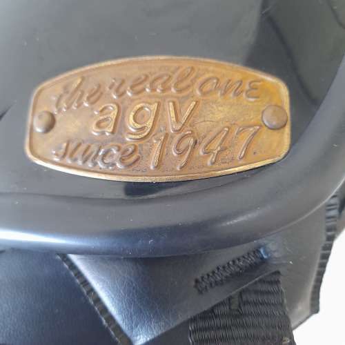 Vintage AGV Valenza Italy motorcycle helmet, Size L60