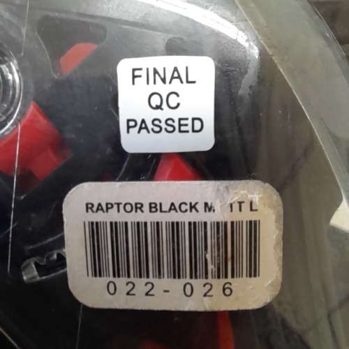 Black M Helmet, Raptor Road Tech. L59-60 / 1700Grs.