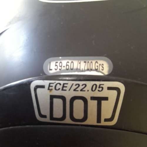 Black M Helmet, Raptor Road Tech. L59-60 / 1700Grs.