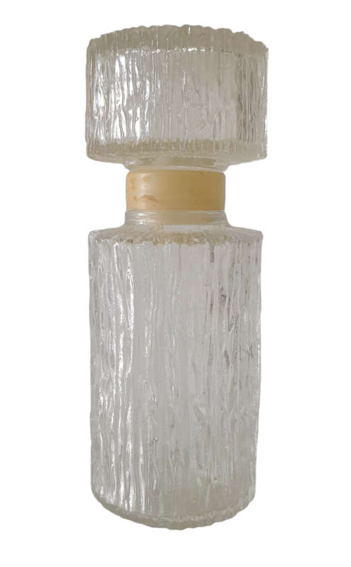 Mid Century DBGM `Deutsches Bundes Gebrauchsmuster` Glass Decanter 8 1/2` Tall 18 oz.
