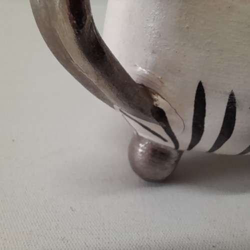 6 x Africana Ceramic Cups - Hand painted