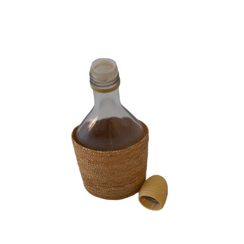 350ml Straw Wrapped Decanter Bottle