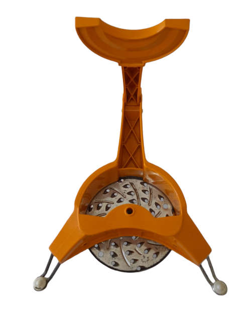 Vintage Orange Mouli Julienne Food Processor - Incomplete