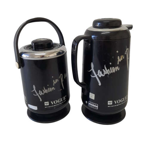 Vintage Vogue Moon Thermos and Ice Bucket (QC1196)