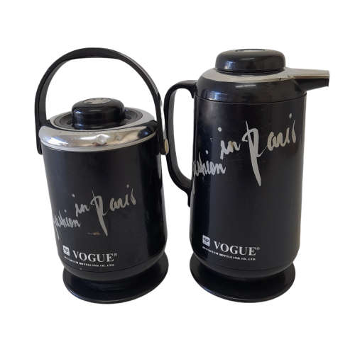 Vintage Vogue Moon Thermos and Ice Bucket (QC1196)