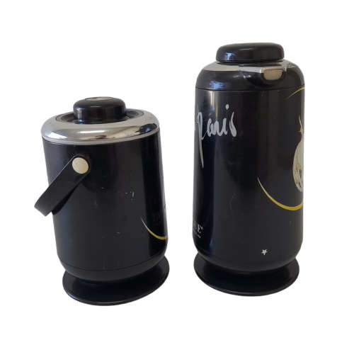 Vintage Vogue Moon Thermos and Ice Bucket (QC1196)