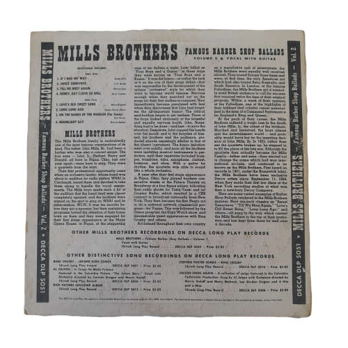 The Mills Brothers - Famous Barbershop Ballads Vol.2 LP