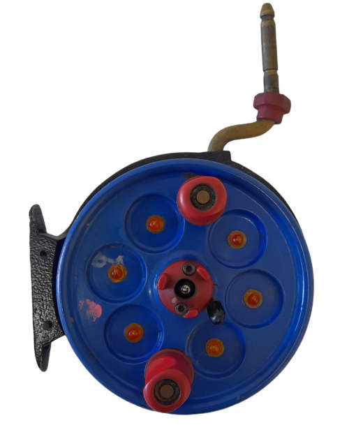 Nite-Hawk 7003 Side Casting Reel (red detail) (QC1233)