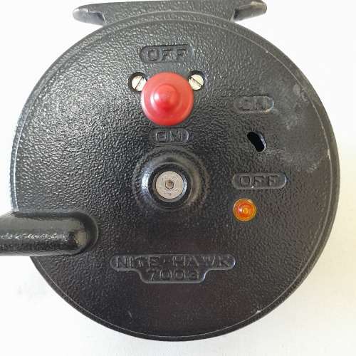 Nite-Hawk 7003 Side Casting Reel (red detail) (QC1233)