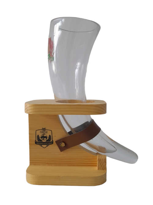 Limited Edition Castle Rhino Horn Glass